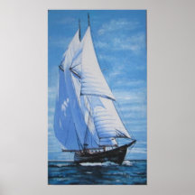 Lewis Segelboot Poster