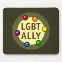LGBT Verbündet-Flitter Mousepad