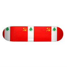 Libanesisches kommunistisches Party, politische Fl Personalisiertes Skateboard
