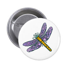 Libelle Anstecknadelbutton