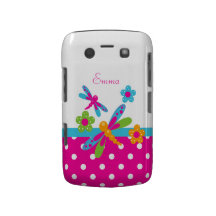 Libellen rosa/blaues BlackBerry-mutige Case-Mate Blackberry Bold Cover