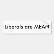 Liberale sind gemein auto sticker