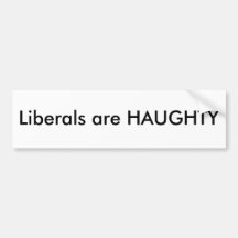 Liberale sind HOCHMÜTIG Autosticker