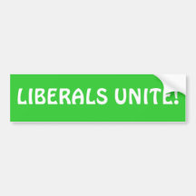 "Liberale vereinigen! "Autoaufkleber