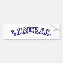 Liberaler Autoaufkleber