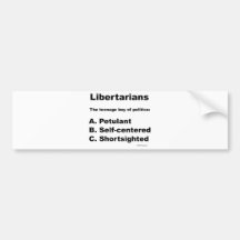 Liberalistische Definition Auto Sticker