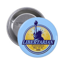 Liberalistischer Versammlungs-Knopf Denver LP Anstecknadelbuttons