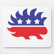 liberalistisches Stachelschwein Mauspads