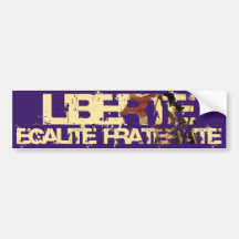 LIberte Egalite Fraternite! Französische Revolutio Autoaufkleber