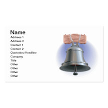 Liberty Bell Visitenkarten Vorlage