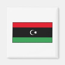Libyen - libysche Flagge Kühlschrankmagnet