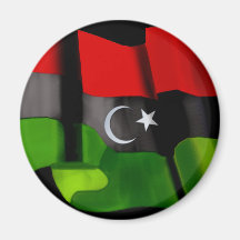 Libysche Flagge der Libyen-Unabhängigkeits-Monarch Kühlschrankmagnete