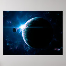 Licht eines neuen Anfanges Plakatdruck