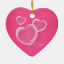 Liebe-Blasen Weihnachtsornament
