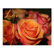 Liebe-Blume Postkarte