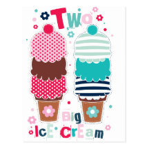 Liebe des Eiscreme-Nahrungsmittelnachtisch-süße Im Postkarte