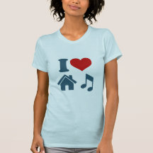 Liebe-Haus-Musik Tshirt