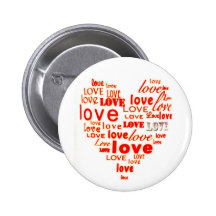 Liebe-Herz-Knopf Buttons