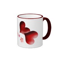 Liebe-Herzen [Becher] Kaffeetasse