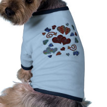 Liebe-Herzen Hund Tshirt