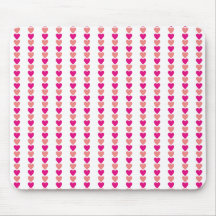 Liebe-Herzvalentine-rosarote schöne Liebhaber Mousepads