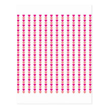 Liebe-Herzvalentine-rosarote schöne Liebhaber Postkarte