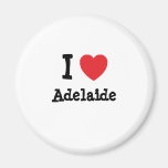 Liebe I Adelaide-Herz T-Shirt Kühlschrankmagnete