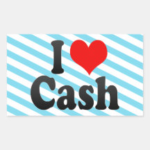 Liebe I Bargeld Sticker
