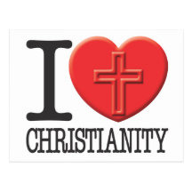 Liebe I Christentum Postkarte
