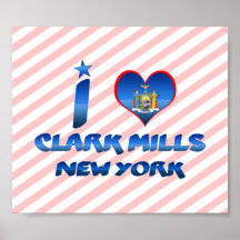 Liebe I Clark-Mühlen, New York Plakatdrucke