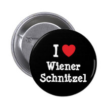 Liebe I Dackelschnitzel-Herz T-Shirt Anstecknadel
