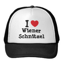 Liebe I Dackelschnitzel-Herz T-Shirt Trucker Caps