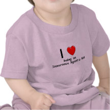 Liebe I, die T-Shirt eines Versicherungs-Agenten K