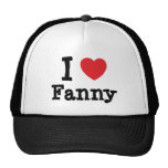 Liebe I Fanny-Herz T-Shirt Truckermützen