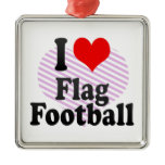 Liebe I Flaggen-Fußball ornaments