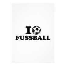 Liebe I Fussball Fußball Individuelle Einladungen