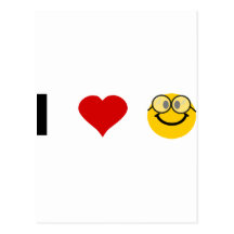 Liebe I Geeks Postkarte