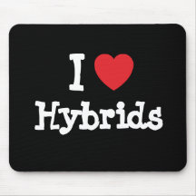 Liebe I Hybridherzgewohnheit personalisiert Mousepads