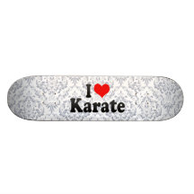 Liebe I Karate Bedrucktes Skateboard