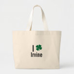 Liebe I (Kleeblatt) Tag Irvine-St. Patricks Leinentaschen