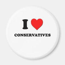 Liebe I Konservative Magnets