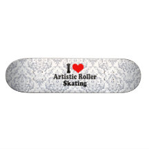 Liebe I künstlerisches Rollen-Skaten Skateboard Brett