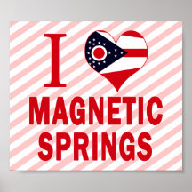 Liebe I magnetische Frühlinge, Ohio Poster