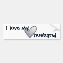 Liebe I mein Ehemann Auto Sticker