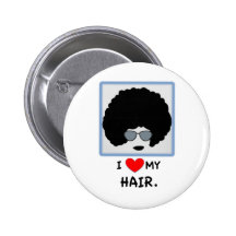 Liebe I mein Haar - Afro Buttons