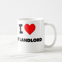 Liebe I mein Hauseigentümer Kaffee Tasse