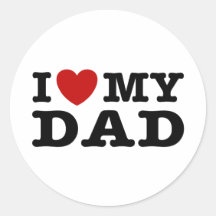 Liebe I mein Vati Sticker