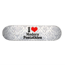 Liebe I moderner Pentathlon Bedrucktes Skateboard