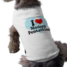 Liebe I moderner Pentathlon Haustierbekleidung
