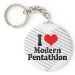 Liebe I moderner Pentathlon schlüsselanhänger